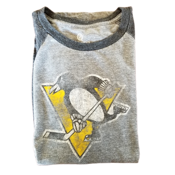 Pittsburgh Penguins NHL Fanatics Raglan Sleeve T - Picture 4 of 6